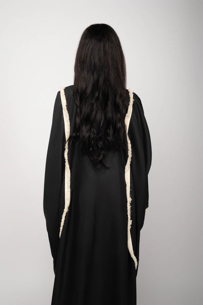 Women Fringe Abaya | Fringe Abaya | DIJA HOUSE