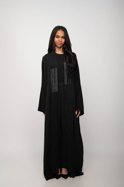 Women Pleated Abaya | Pleated Abaya | DIJA HOUSE