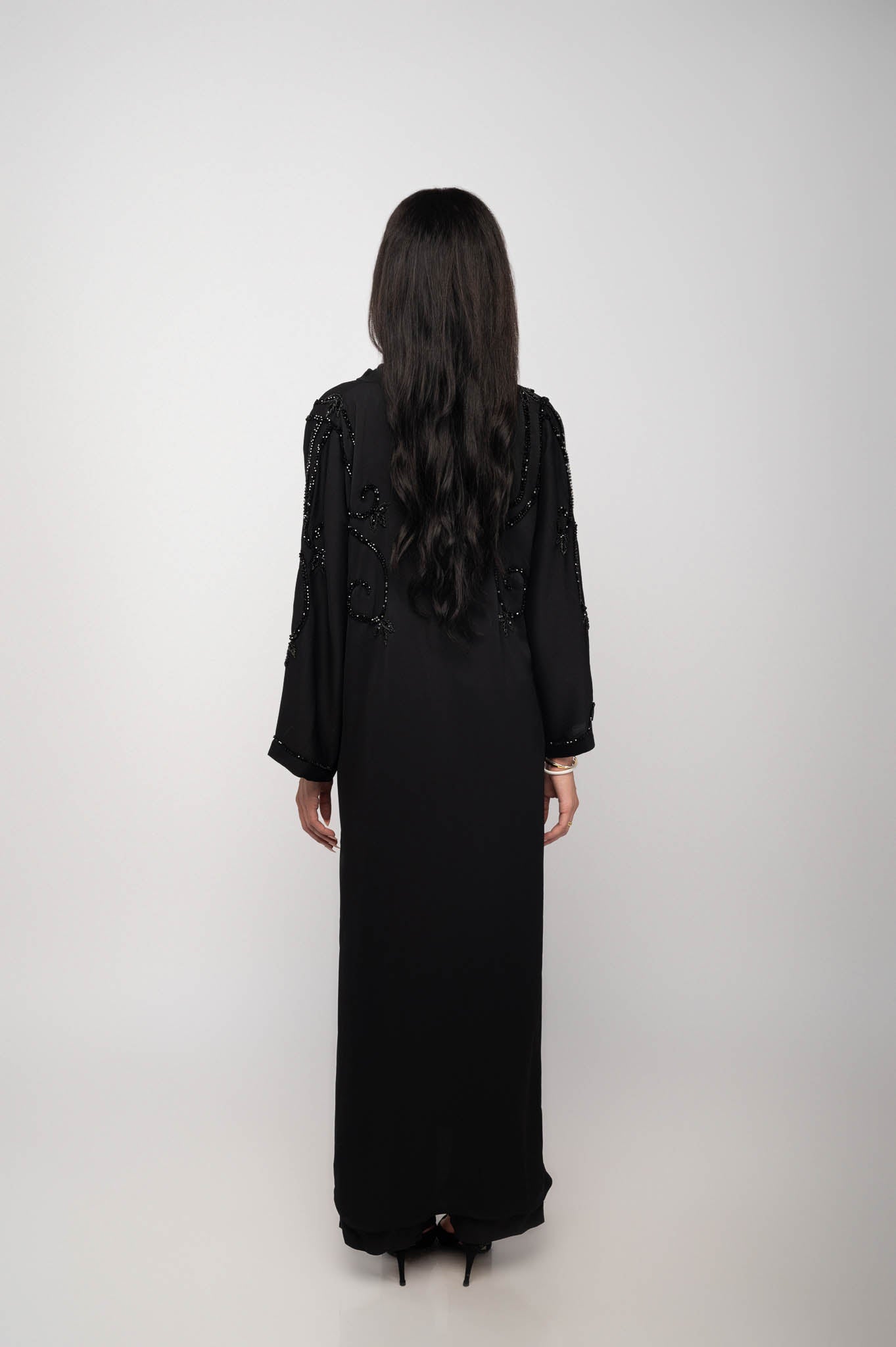 Luxury Beaded Abaya | Women Beaded Abaya | DIJA HOUSE